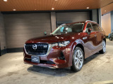 令和7年式 CX-80XDHV エクスムルーシブM 当社サービスカーアップ ETC車載器 衝突被害軽減ブレーキ コネクティッドサービス シースルービューモニター マツダコネクトナビ
