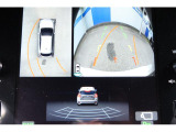 バックギアに入れるとバックカメラの映像がナビに映ります。障害物までの距離もわかりやすいです。