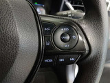 ステアリング右側には、運転支援機能を手元で操作できるスイッチ類を配置しています