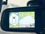 【アラウンドビューモニター】専用のカメラにより、上から見下ろしたような視点で360度クルマの周囲を確認することができます☆死角部分も確認しやすく、狭い場所での切り返しや駐車もスムーズに行えます。