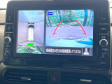 【アラウンドビューモニター】専用のカメラにより、上から見下ろしたような視点で360度クルマの周囲を確認することができます☆死角部分も確認しやすく、狭い場所での切り返しや駐車もスムーズに行えます。