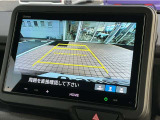 バックカメラ♪運転席から死角となりやすい部分も見えやすく車庫入れの苦手な方にも安心して駐車できます☆