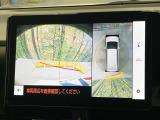 【パノラミックビューモニター】専用のカメラにより、上から見下ろしたような視点で360度クルマの周囲を確認することができます☆死角部分も確認しやすく、狭い場所での切り返しや駐車もスムーズに行えます。