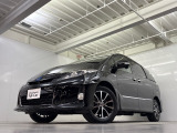 H27年 エスティマハイブリッド アエラス プレミアムエディション 4WDが入庫しました。後席モニター 純正ナビ・バックカメラ・パワーシート・HIDヘッド・両側パワースライドドア