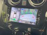 【アラウンドビューモニター】専用のカメラにより、上から見下ろしたような視点で360度クルマの周囲を確認することができます☆死角部分も確認しやすく、狭い場所での切り返しや駐車もスムーズに行えます。