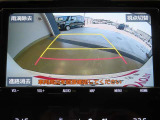 バックガイドモニターで、後方を確認しながら安心して駐車することができます。運転初心者も熟練者も必須の機能ですよ!