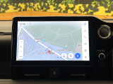 【10.5インチナビ】高級感とインパクトのある大画面ナビを装備。各種オーディオ操作はもちろん、スマホ連携もできる利便性の高いナビです♪