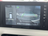 クルマを空から見たような映像が映る、アラウンドビューモニターで、車両周辺の安全確認も一目できます!小さなお子様や障害物も確認できるので、運転のしやすさだけでなく事故防止にも役立ち安心して駐車できます♪