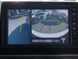 アラウンドビュ-モニタ-はクルマの真上から見ているかのような映像によって、周囲の状況を知ることで、駐車を容易に行うための支援技術です。