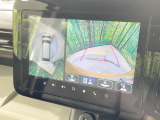 【全方位モニター用カメラ】専用のカメラにより、上から見下ろしたような視点で360度クルマの周囲を確認することができます☆死角部分も確認しやすく、狭い場所での切り返しや駐車もスムーズに行えます。