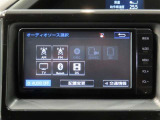 オーディオのソース画面です。AM・FMラジオ、CD再生、フルセグTV、Bluetoothオーディオ機能付き!