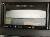 後方の見にくい視界もバックモニターで確認サポートして駐車時も安心☆