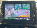 【アラウンドビューモニター】専用のカメラにより、上から見下ろしたような視点で360度クルマの周囲を確認することができます☆死角部分も確認しやすく、狭い場所での切り返しや駐車もスムーズに行えます。
