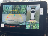 【パノラミックビューモニター】専用のカメラにより、上から見下ろしたような視点で360度クルマの周囲を確認することができます☆死角部分も確認しやすく、狭い場所での切り返しや駐車もスムーズに行えます。
