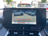 バックカメラです!ナビゲーションにこのように映ります。見えずらい真後ろもこれで安心ですよ!