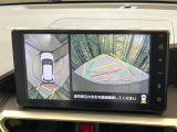 【パノラミックビューモニター】専用のカメラにより、上から見下ろしたような視点で360度クルマの周囲を確認することができます☆死角部分も確認しやすく、狭い場所での切り返しや駐車もスムーズに行えます。