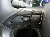 ステアリングスイッチは前方から目を離すことなく操作することが可能。わき見運転の防止に。