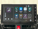 【9インチスマホ連携ディスプレイオーディオ】 対応しているスマホアプリを大画面で使えます!フルセグテレビやラジオの視聴、Bluetooth接続による音楽鑑賞、ハンズフリー通話なども利用可能です。