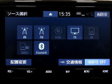 ラジオ、フルセグテレビ、CD再生、DVD再生、SD再生(音楽/動画)、SD録音(別途SDカードが必要です)、Bluetoothオーディオが使用可能です。詳しい仕様については展示店舗までお尋ねください。