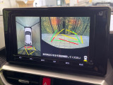 【パノラミックビューモニター】専用のカメラにより、上から見下ろしたような視点で360度クルマの周囲を確認することができます☆死角部分も確認しやすく、狭い場所での切り返しや駐車もスムーズに行えます。