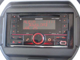 2DINオーディオ搭載。ご納車のその日からお気に入りの音楽でドライブをお楽しみいただけます。
