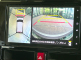 【パノラミックビューモニター】専用のカメラにより、上から見下ろしたような視点で360度クルマの周囲を確認することができます☆死角部分も確認しやすく、狭い場所での切り返しや駐車もスムーズに行えます。