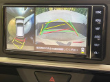 【パノラミックビューモニター】専用のカメラにより、上から見下ろしたような視点で360度クルマの周囲を確認することができます☆死角部分も確認しやすく、狭い場所での切り返しや駐車もスムーズに行えます。