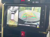 【パノラミックビューモニター】専用のカメラにより、上から見下ろしたような視点で360度クルマの周囲を確認することができます☆縦列駐車や幅寄せ時に活躍してくれます♪