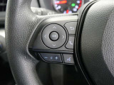 ステアリングスイッチ付き。前方から目を離すことなく操作することが可能です