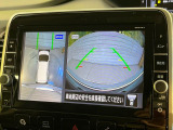 【アラウンドビューモニター】専用のカメラにより、上から見下ろしたような視点で360度クルマの周囲を確認することができます☆死角部分も確認しやすく、狭い場所での切り返しや駐車もスムーズに行えます。