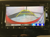 リバースギアに入れるだけで後方の表示へ切り替わります。夜間や雨の日の駐車も楽になりますよ。