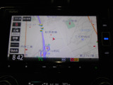 ナビゲーション装備。多彩な機能で快適ドライブをアシスト。オーディオ機能も充実していますね。