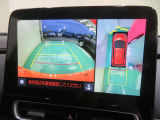 パノラミックビューモニター搭載。カメラで車両周囲の状況を映し出すため、狭い場所での駐車などに役立ちます。