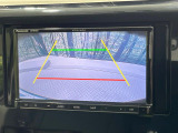 【バックカメラ】駐車時に後方がリアルタイム映像で確認できます。大型商業施設や立体駐車場での駐車時や、夜間のバック時に大活躍!運転スキルに関わらず、今や必須となった装備のひとつです!