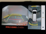 パノラミックビューモニター付きです。車両を上から見たような映像をディスプレイオーディオ画面に表示。運転席からの目視だけでは見にくい、車両周辺の状況をリアルタイムでしっかり確認できます。