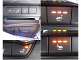 運転席には電動パワーシート搭載。また1つのキーごとシート位置を記憶できるメモリー機能付き。またシートヒーター、ステアリングヒーターも搭載。