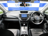 シンプルで機能的な運転席まわり。車お操作することを重視したインテリア。