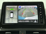 空から見下ろす視点で、全方向死角なし!アラウンドビューモニター付き!