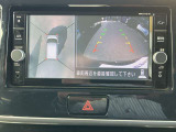 アラウンドビューモニター 駐車場での車庫入れや狭い道路での走行にカメラで確認が出来るので安心です。