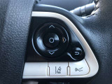 【ステアリングスイッチ】右です。ハンドルから手を離さず、運転に集中したまま手元でマルチインフォメーションディスプレイ内の表示切替などができます。