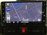 ナビを装備。タッチパネル式で使いやすく、お出かけもラクラクです。