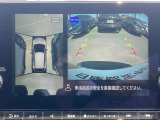 インテリジェント アラウンドビューモニター。クルマのまわりや目が届きにくいところも、大きい画面でしっかり確認できるので安心。