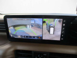 360度廻りを見渡せるアラウンドビューモニター搭載です。