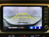リアカメラ付で、後方をナビ画面で確認。車庫入れも安心です。もちろん、バックギアと連動しています。