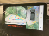 【パノラミックビューモニター】専用のカメラにより、上から見下ろしたような視点で360度クルマの周囲を確認することができます☆縦列駐車や幅寄せ時に活躍してくれます♪