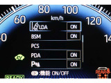メーター内のインフォメーション。サポート画面です。