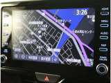 純正ナビを装備。タッチパネル式で使いやすく、お出かけもラクラクです。