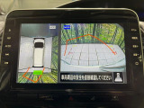 【アラウンドビューモニター】専用のカメラにより、上から見下ろしたような視点で360度クルマの周囲を確認することができます☆縦列駐車や幅寄せ時に活躍してくれます♪