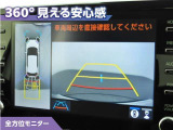 フロントモニター・サイドモニター・バックモニターを使用し、車を上から見たような映像で駐車が出来ます!