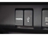 便利な、HDMI・USBジャック搭載。